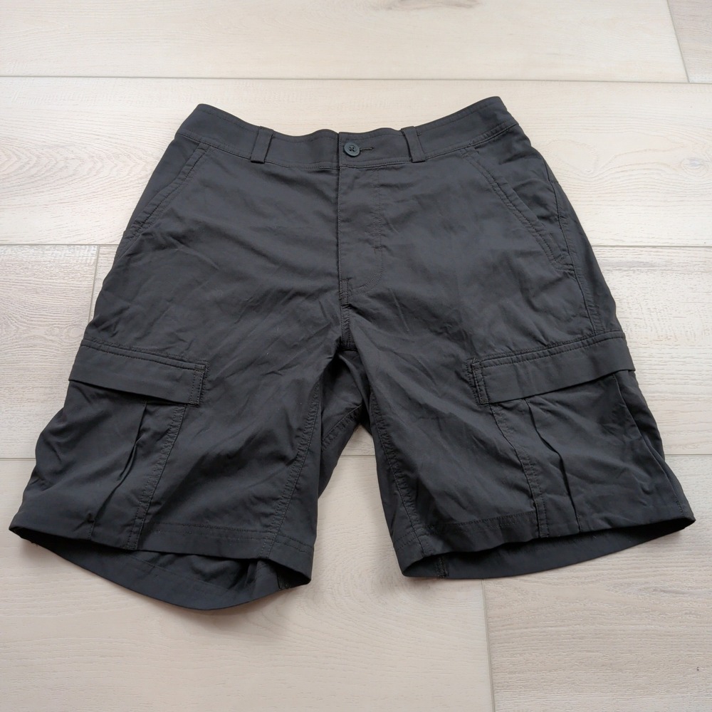 REI Co-op Sahara Cargo Shorts Mens 32 Gray Hiking Outdoor Nylon Stretch 202931